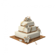 Load image into Gallery viewer, Square Wedding Cake