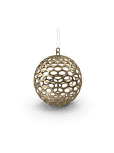 Load image into Gallery viewer, Gold Mesh Christmas Ornament.H03
