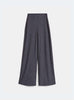 Flared ribbed trousers